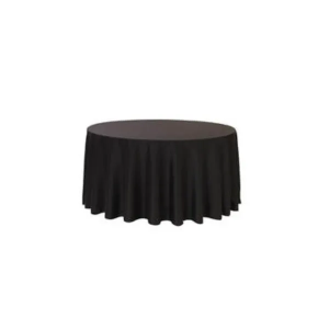 5ft Round Table with Cloth (Black)