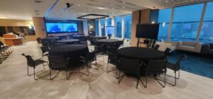5ft round table black cloth1