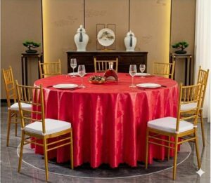 5ft round table red6