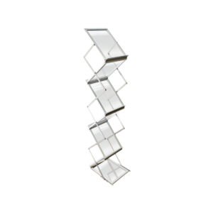 A4 Magazine / Brochure Rack (Silver)