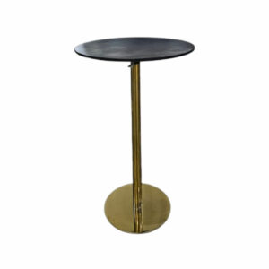 bloom bar table gold with black top 2